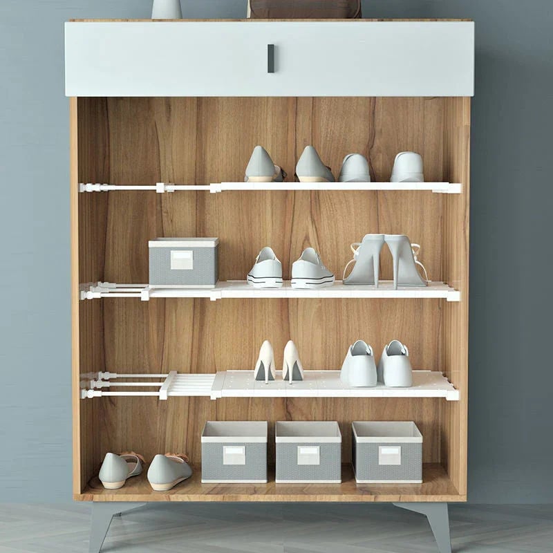 Expandable Closet Tension Shelf Storage Rack