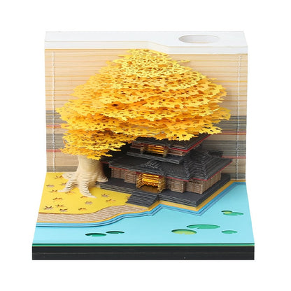 🔥 ✨3D Art Craft Notepad ( With Light )💡