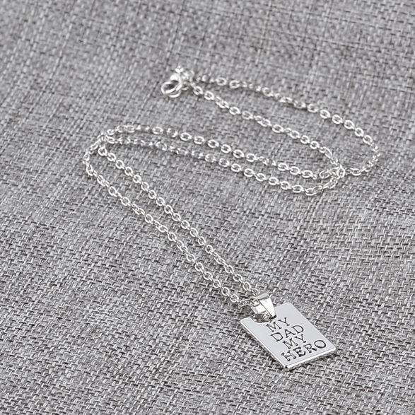 Geometric Square Pendant Necklace