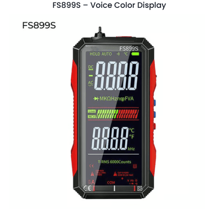 True RMS 6000-Count Digital Voltmeter