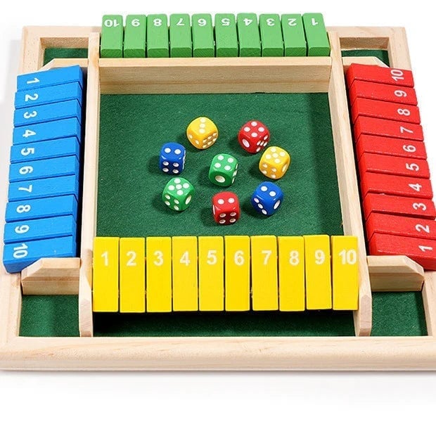 Shut The Box Game - Fun Table Math Game for Adults & KidsLimited Time Off