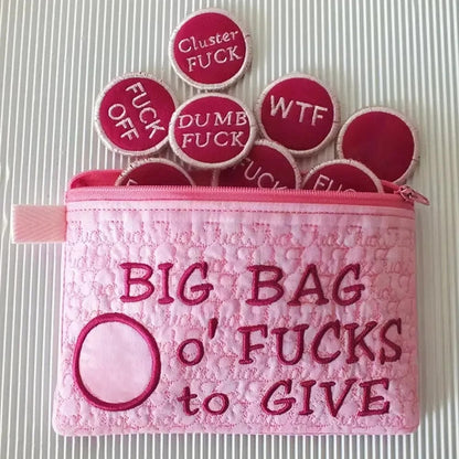 Big Bag of F*cks to Give Zipper Pouch