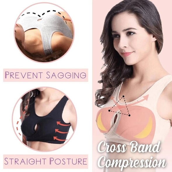 🎄Christmas Hot Sale 49% Off🔥Pure Cotton Instantly lifts Anti-Sagging Wirefree Bra⚡