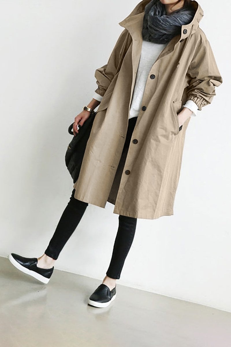 🔥Oversized Hooded Windbreaker