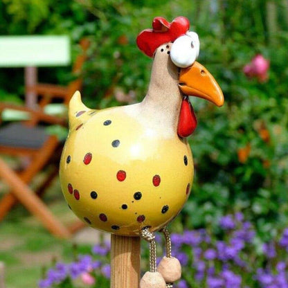 💖💖Funny decorative chicken, eye-catching decoration!