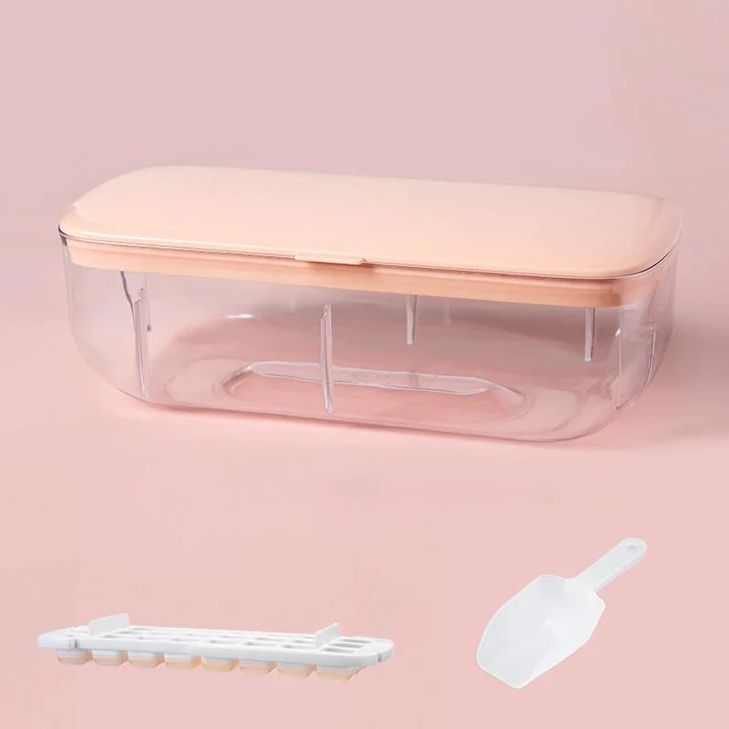 Press Type Ice Cube Maker