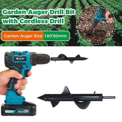 SAKER® Garden Auger Drill Bit with Cordless Drill