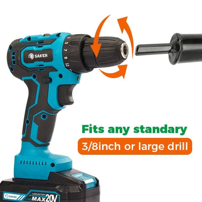 SAKER® Garden Auger Drill Bit with Cordless Drill