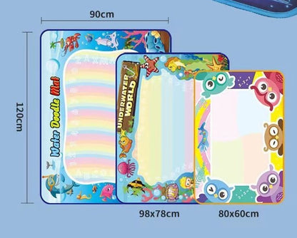 🎁Water Doodle Mat ,Aqua Painting Drawing Mat Mess Free Learning Toy Mat