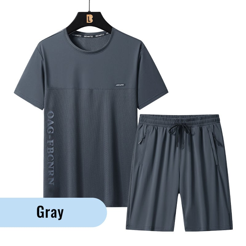 🎁Men's Fashion Quick-Dry Breathable Two Piece Set