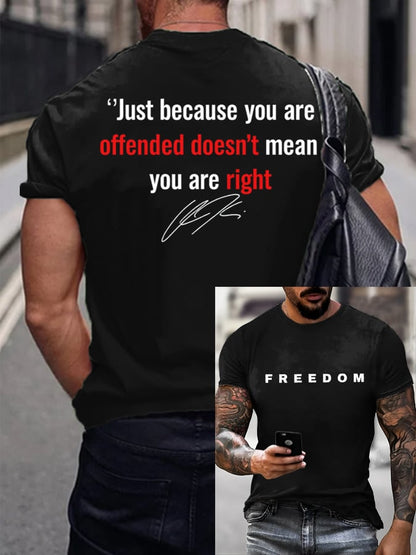 Men's Commemorative Printed T-Shirt