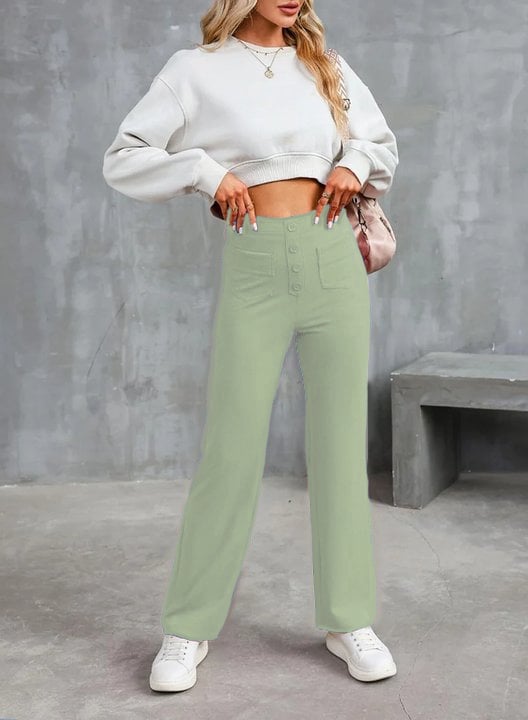 Women's Casual High Waist Stretch Pants