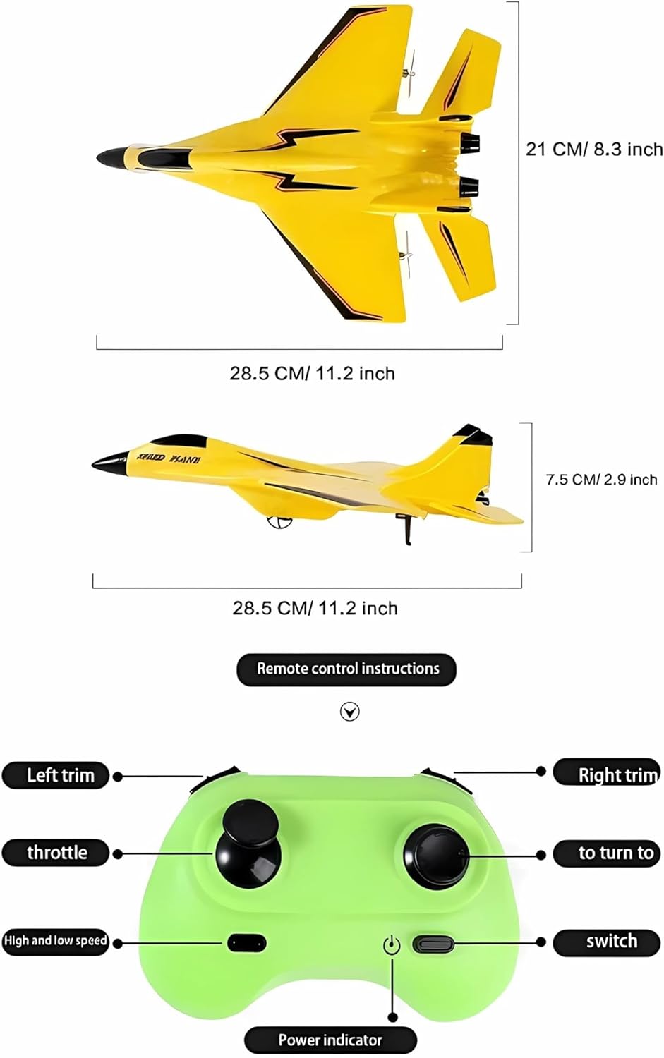 🎅Xmas Hot Sales - 40% OFF🎁New remote control wireless airplane toy