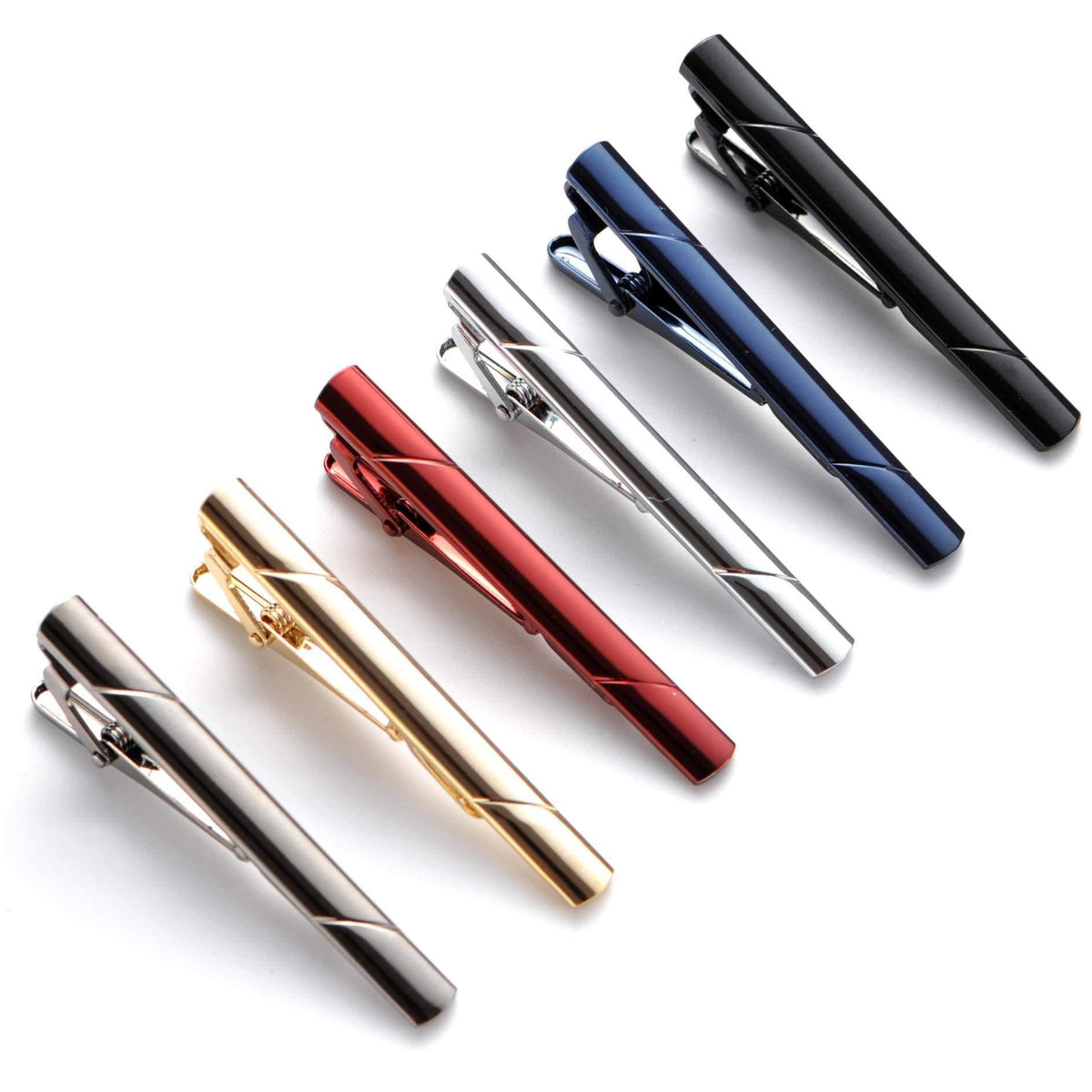 🔥Men's Copper Tie Clip Simple Necktie Bar Clasp Clamp Pin