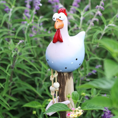 💖💖Funny decorative chicken, eye-catching decoration!
