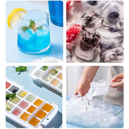 Press Type Ice Cube Maker