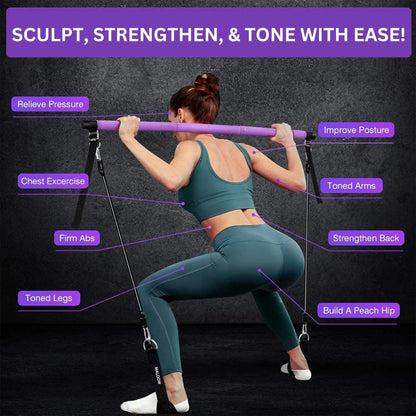 💯BIG SALE - 49% OFF🧘‍♀️PILATES SCULPT BAR