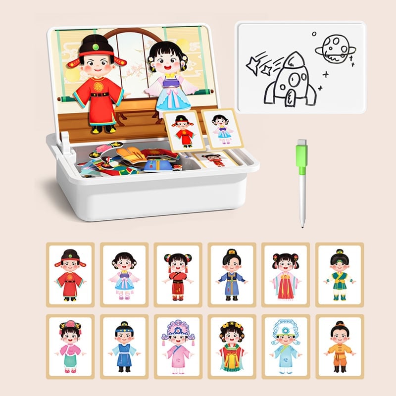 Magnetic Puzzle Learning Building Block Toys