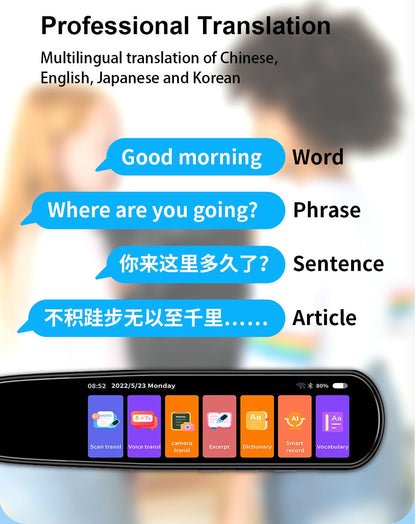 🔥112 Language Translation Scanning Reading Pen