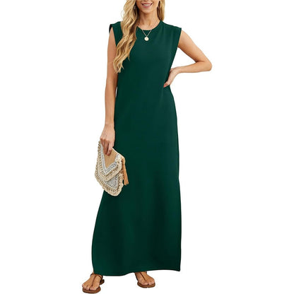 🔥SUMMER SALE 49% OFF⏰Women's Casual Loose Split Wrinkle-Free Maxi Dress