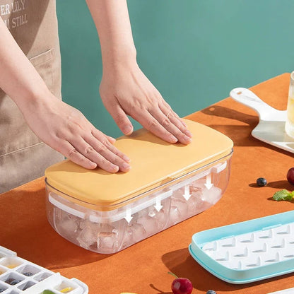 Press Type Ice Cube Maker