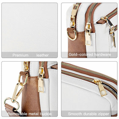 🔥Handmade Colorful Straps Crossbody Leather Bags & Purse💖