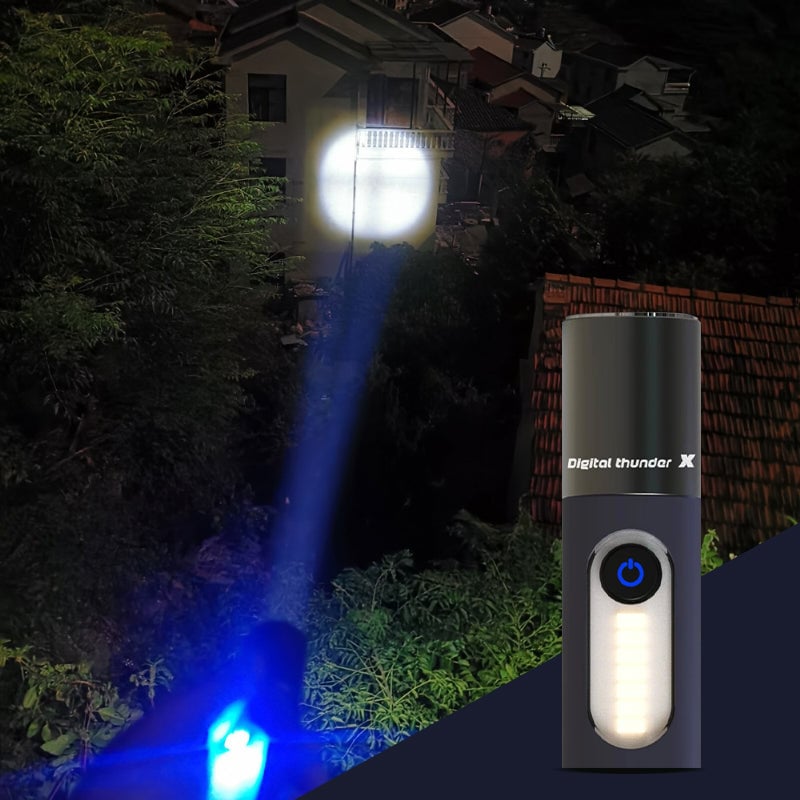 🔥Promotion - 48% OFF🔥LED Rechargeable Tactical Laser Flashlight 80000 High Lumens