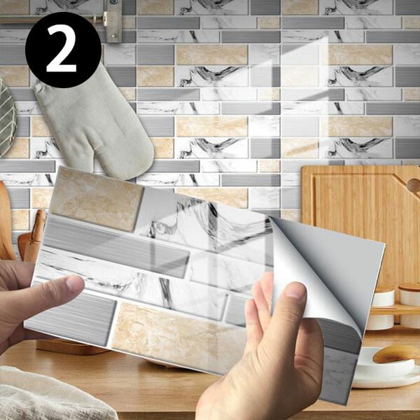 🔥 CREATIVE HOME BEAUTIFICATION 3D TILE STICKERS