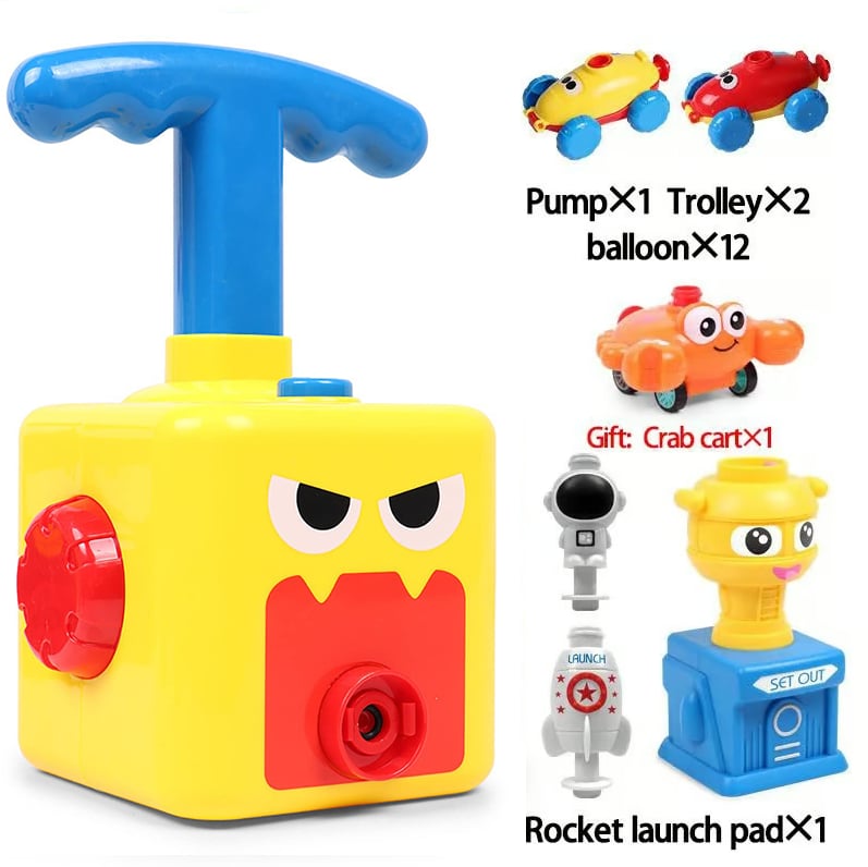 🎁Fun Packed Balloon Car Toy Pump Set