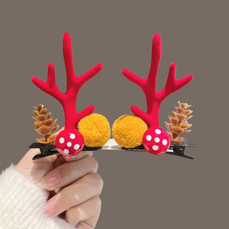 (🎅EARLY CHRISTMAS SALE - 49% OFF) Reindeer Christmas Hair Clips