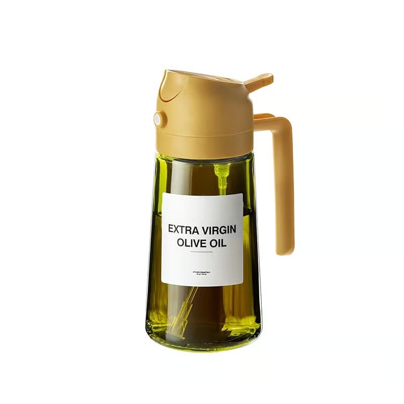 2-in-1 Glass Oil Spray and Pour Bottle