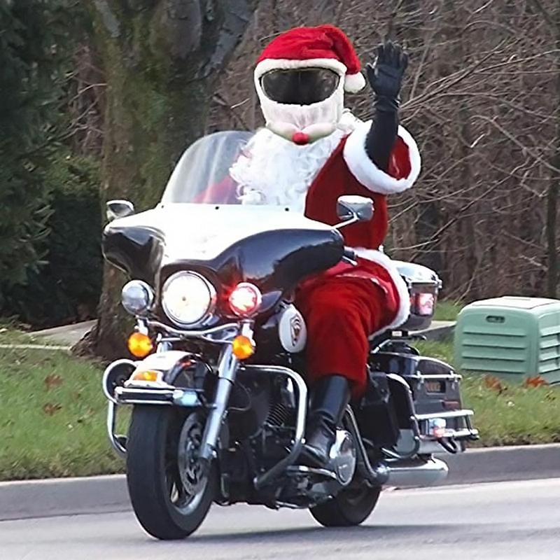 Santa Claus Motorcycle Helmet Protector