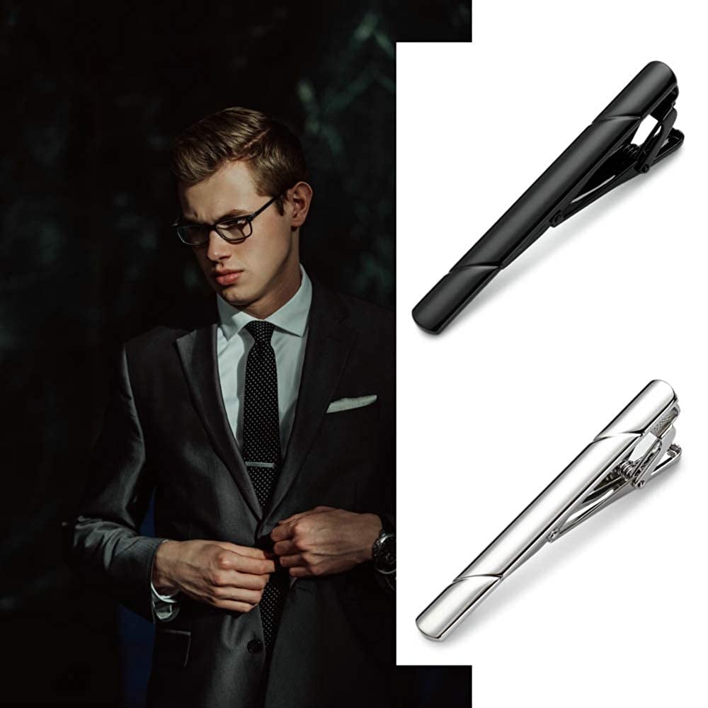 🔥Men's Copper Tie Clip Simple Necktie Bar Clasp Clamp Pin