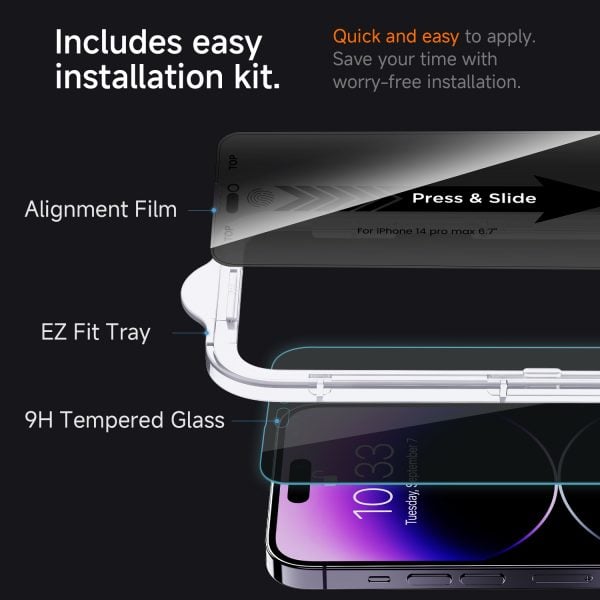 Suitable The Fourth Generation Privacy Screen Protector