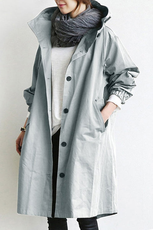 🔥Oversized Hooded Windbreaker