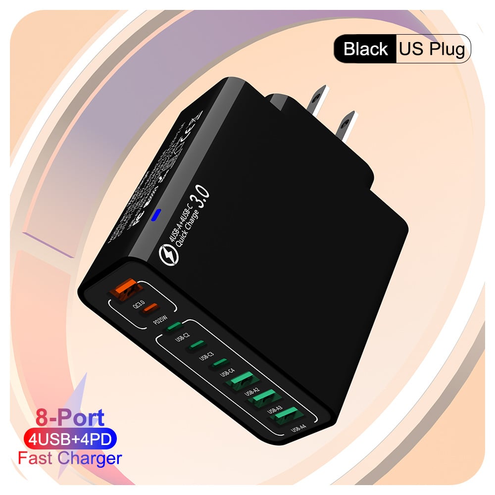 🔥🔥8 in 1 Ports USB Fast Charger