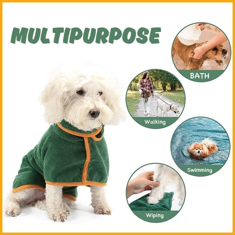 🔥Black Friday Hot Sale 48% OFF🔥Super absorbent pet bathrobe