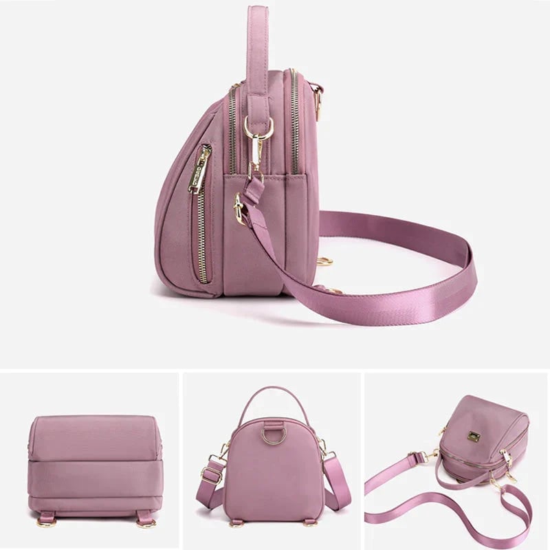 Fashion Nylon Backpack Lightweight Handbag Satchel