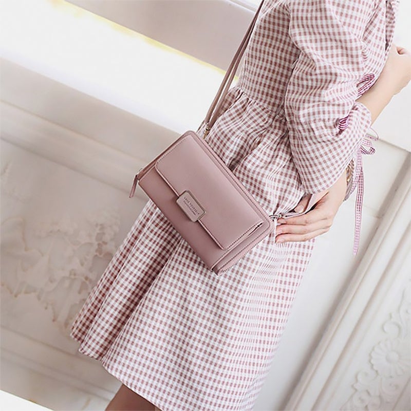 High Capacity Multi-Slot Crossbody Phone Bag