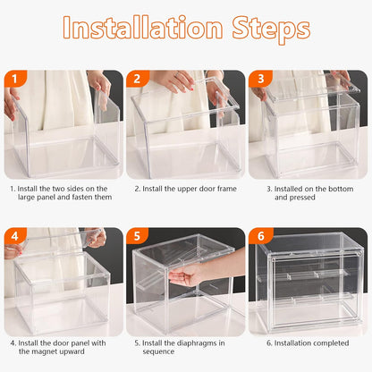 🏆Hot Sale⚡Handmade Figure Display Case - Dust-Proof & Clear View