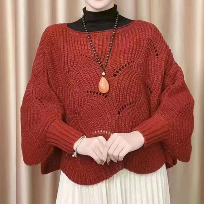 🎅Early Christmas Sales 47% OFF - Bat Sleeve Knitting Shawl