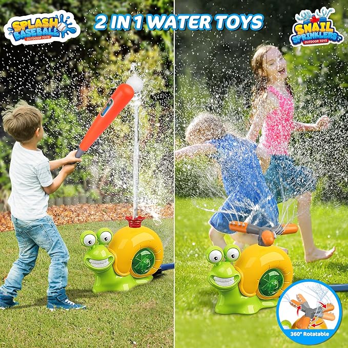🔥Last Day 48% OFF - Water Sprinkler Baseball Toy