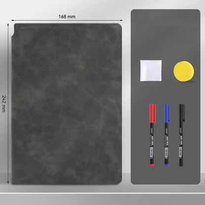 Smart Reusable Leather Notebook