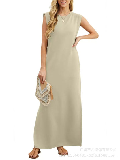 🔥SUMMER SALE 49% OFF⏰Women's Casual Loose Split Wrinkle-Free Maxi Dress