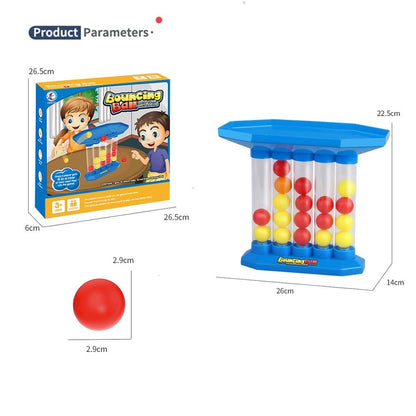 🏆Flash Sale⚡ 50K+ SOLD! Almost Gone-💥Bounce & Shoot 4-Ball Launcher Toy – 3D Tabletop Game for Multiplayer Fun, Interactive Jumping Ball Challenge