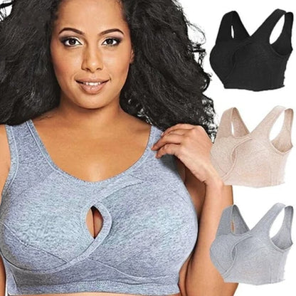 🎄Christmas Hot Sale 49% Off🔥Pure Cotton Instantly lifts Anti-Sagging Wirefree Bra⚡