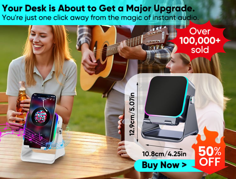 Wireless Induction Audio Speaker Stand