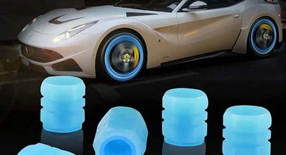 Universal Glow-in-the-Dark Tire Valve Stem Cap