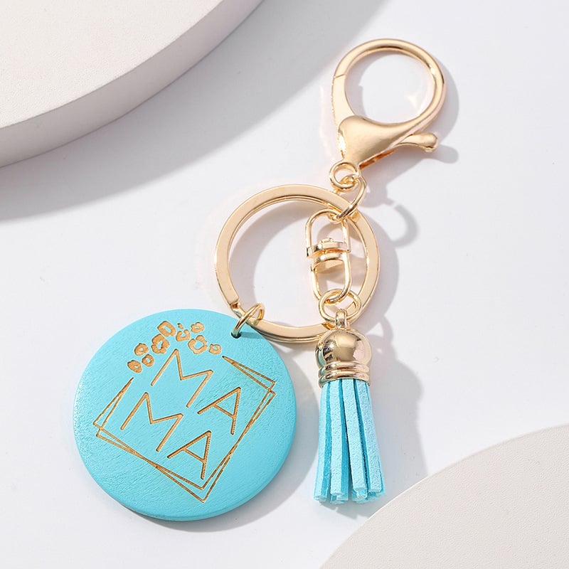 Letter Tassel Keychain