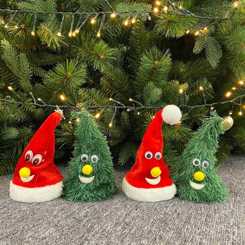 🎄New Musical hat dancing Christmas tree Toy